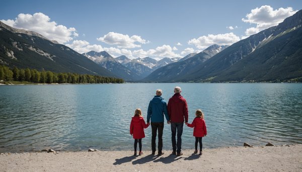 Vacances en famille au bord du lac de paladru